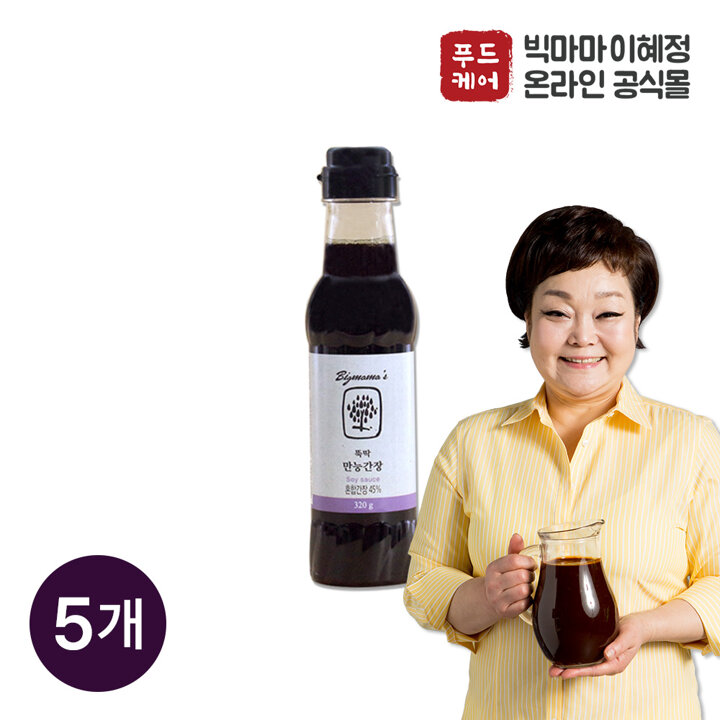 빅마마 이혜정의 뚝딱 만능간장 5개 (320g x 5)