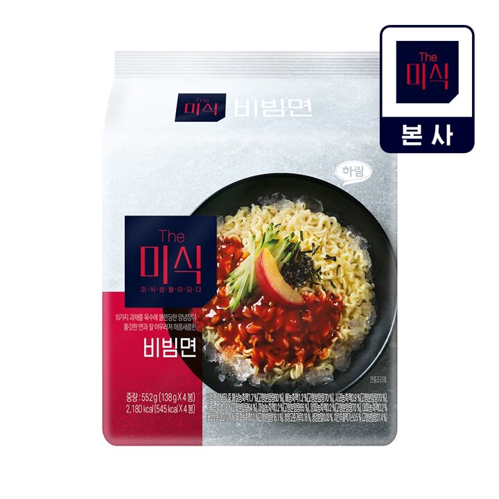 더미식 비빔면 138g 4개
