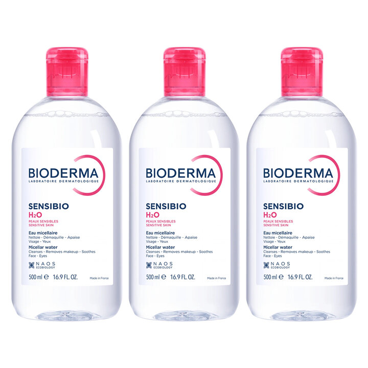 바이오더마 센시비오 H2O 500ml X 3개 세트/1254165