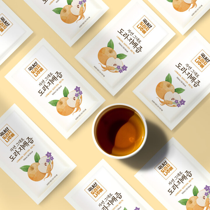 [자연식품] 도라지배즙 시즌3 총120팩 100ml 1팩