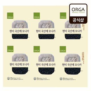 올가 현미 국산깨 모나카 (13gX8EA) x 6봉