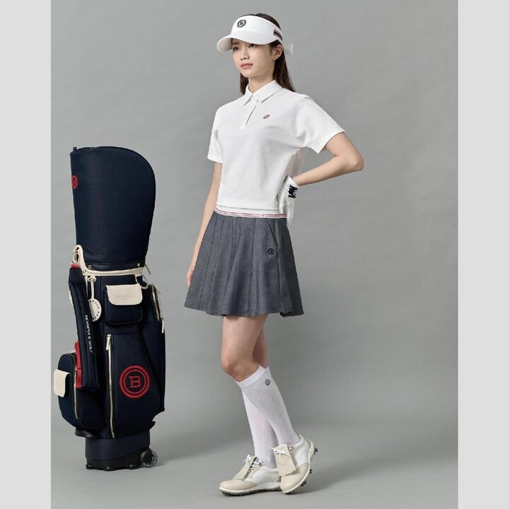 (신세계강남점)SS25 여성 블루종핏 반팔 티셔츠 - 아이보리 (BJ5342A120)