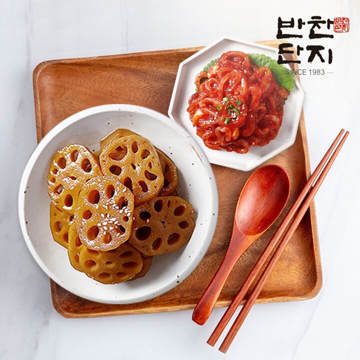 [G] 반찬단지 오징어젓1Kg + 연근조림 1Kg