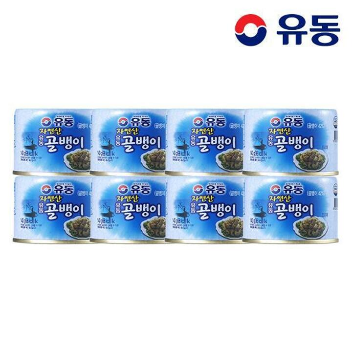 [유동] 자연산골뱅이 140g x8개 +골뱅이 무침양념 70g x2개