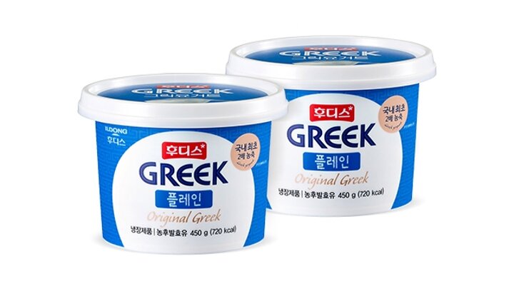 [S] 후디스 그릭요거트 플레인 450g 2개