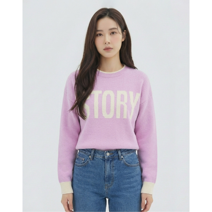 [반에이크] 스토리 디자인 니트_VB32KTQ311Z