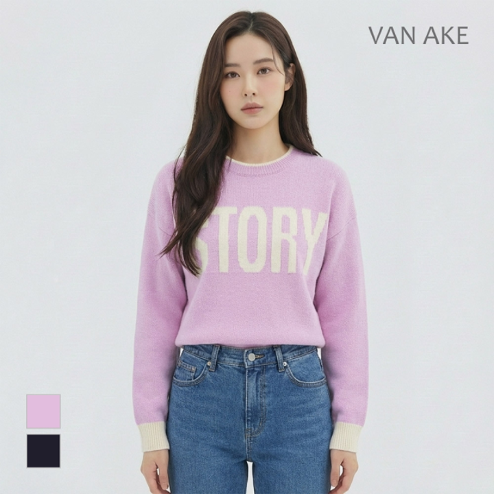 [반에이크] 스토리 디자인 니트_VB32KTQ311Z