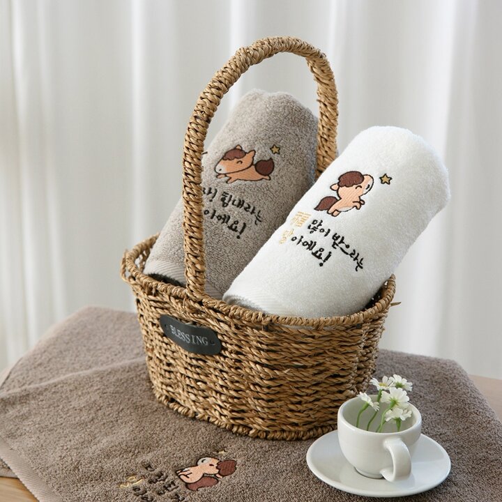 송월타올 말자수 세면타올 150g 10매