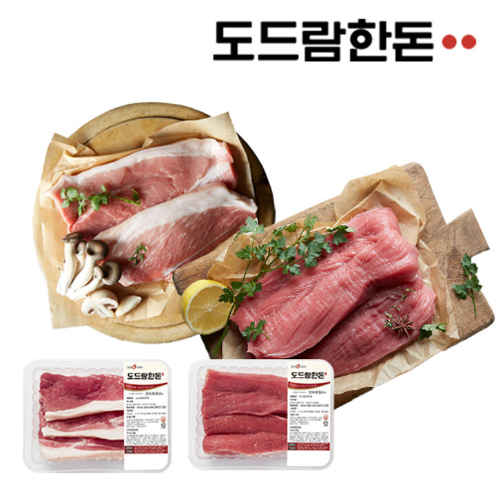 [G]도드람한돈 앞다리 등심 반찬용 돼지고기 모음전