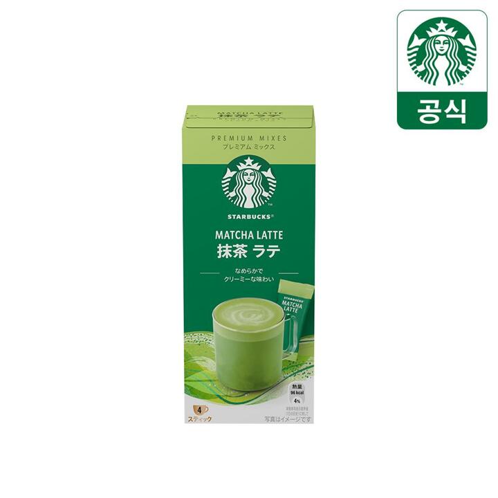 [스타벅스] 프리미엄 파우더커피 카페메뉴 녹차 말차라테 4T