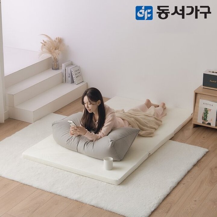 EZ토퍼매트 HR폼 3단 접이식 슈퍼싱글 SS 토퍼 매트리스 DF637087
