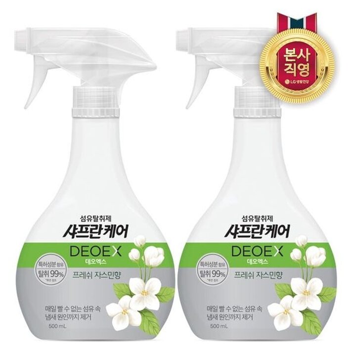 샤프란케어 데오엑스 프레쉬자스민향 500mL x 2개[33505934]