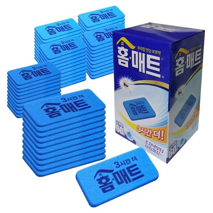 B15시간지속 전자모기향용 홈매트 리필패드60매