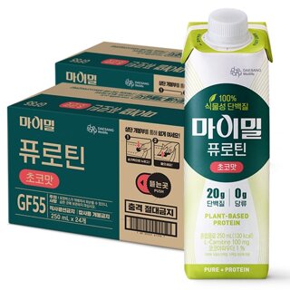 [대상웰라이프] 마이밀 퓨로틴 초코맛 (250mlx24팩), 2박스 (소비기한26.06.29)