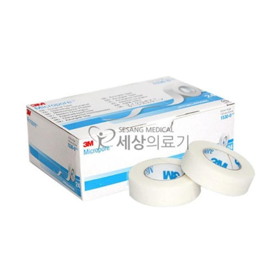 으 3M 마이크로포어 흰색종이반창고 1530-0 병원