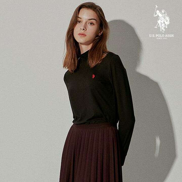 USPA 여성 양기모 모크넥 4종