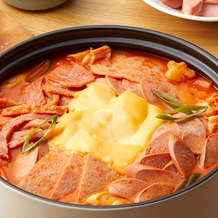 (G)쿠캣 햄폭탄 부대찌개 600g X 4팩