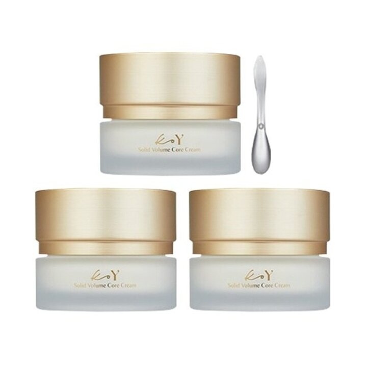 [KoY] 단백질 크림 솔리드 볼륨 코어크림 50ml 3개   마사지볼