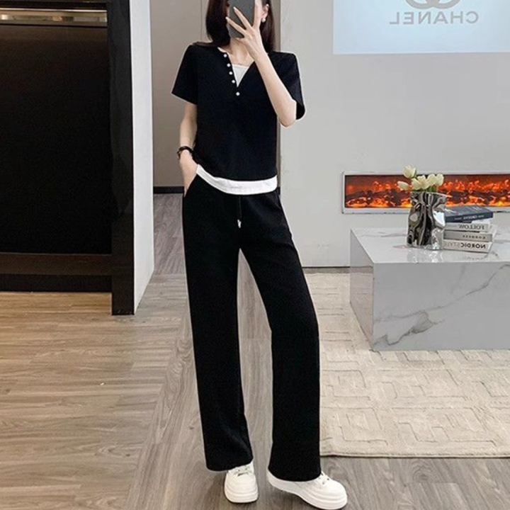 아코 스판 풀오버 2종+팬츠 2종
