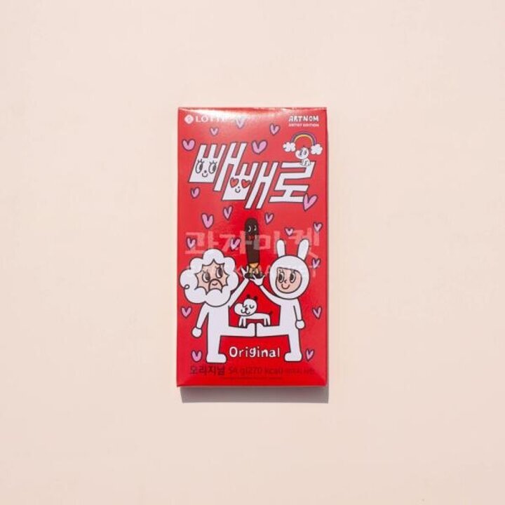 아트박스/과자마켓 롯데 초코빼빼로 과자 오리지널 54gX6개