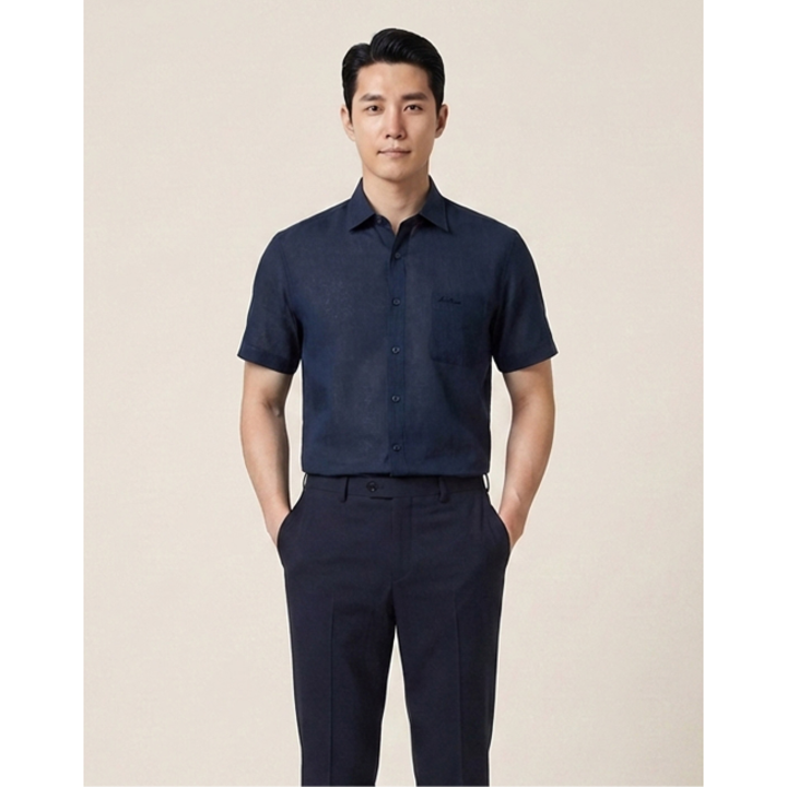 베이직 반팔셔츠_MIENS3M2401