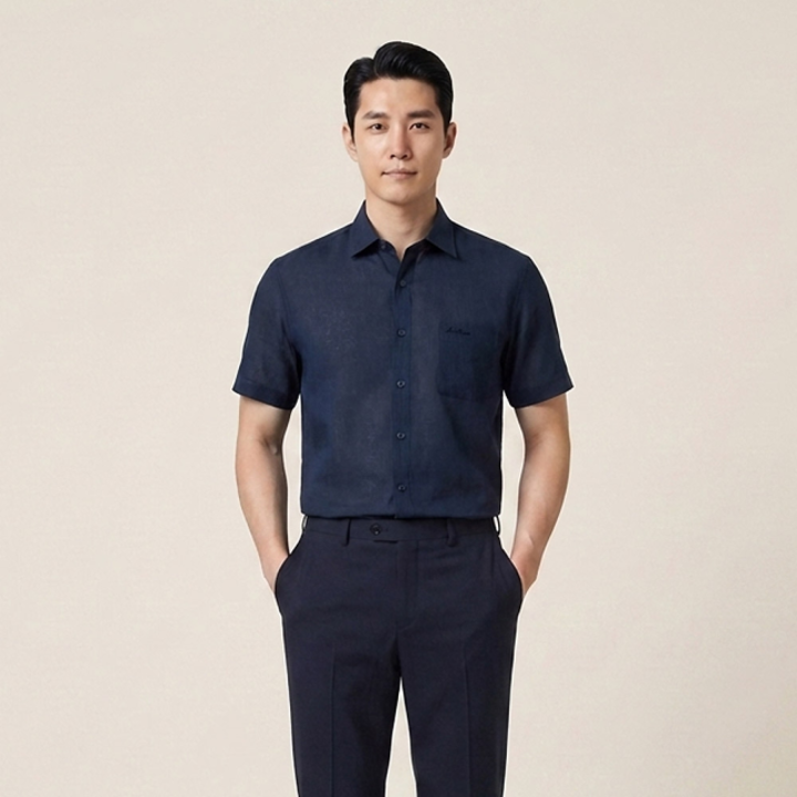 베이직 반팔셔츠_MIENS3M2401