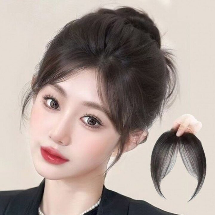 MNO 사이드뱅 헤어피스 시스루 앞머리 가발 M13089