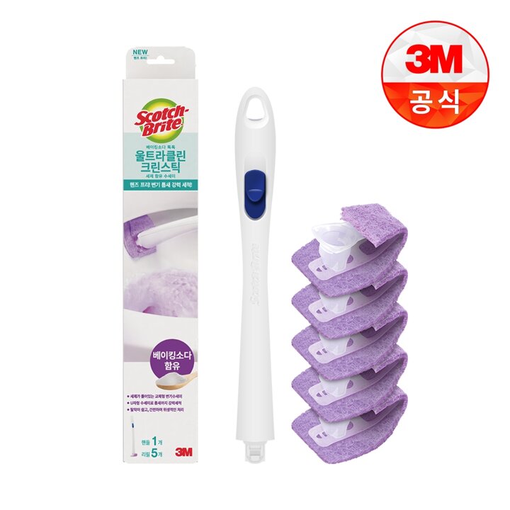 [3M]울트라클린 변기청소용 크린스틱 핸들+리필 5입