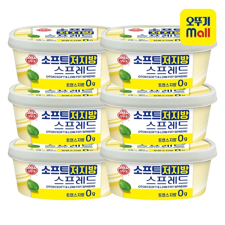 [오뚜기] 소프트 저지방 스프레드 (냉장) 200g 6개