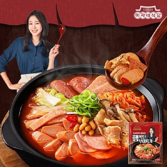(M)[미자네식당] 햄폭탄 부대찌개 8팩