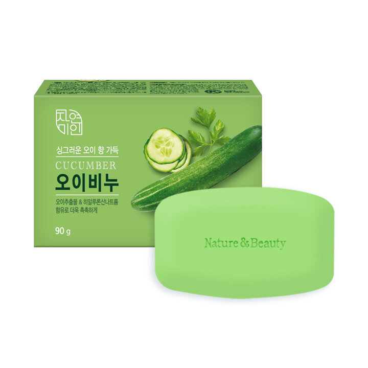 무궁화 자연미인 오이비누 90g x 12개