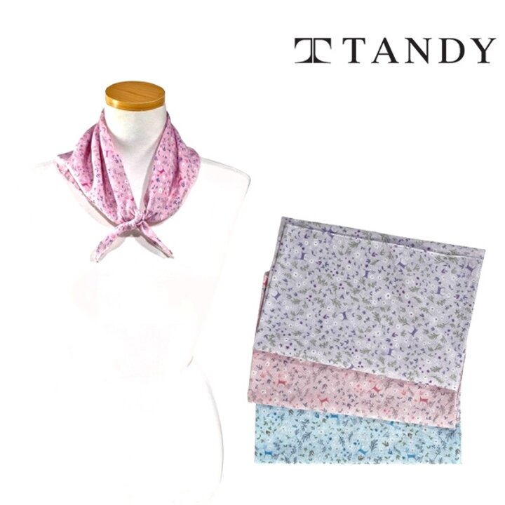 [탠디] TANDY 사슴정원 손수건 스카프