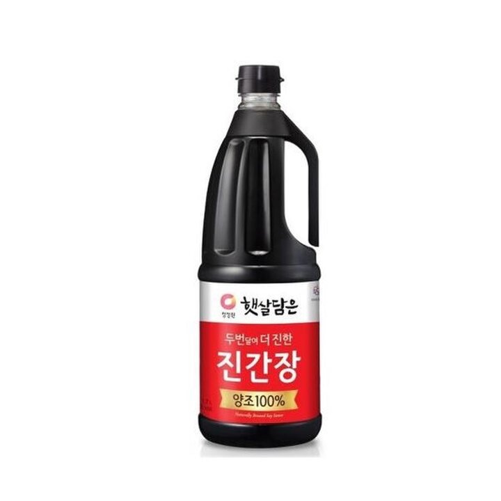 (신세계의정부점)청정원 햇살담은 두번 달여 더진한 양조진간장1.7L