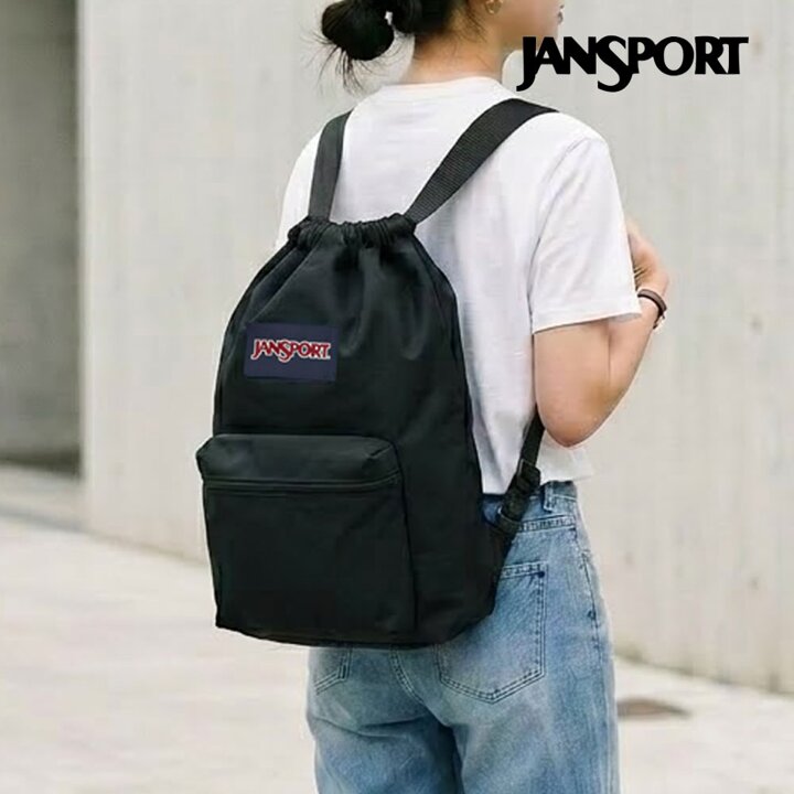 잔스포츠 백팩 드로우 색 가방 블랙 EK0A5BI7-N55