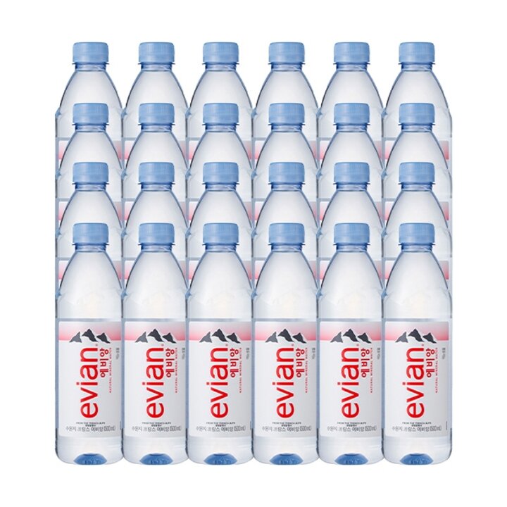 [에비앙] 에비앙 프랑스 생수 500ml x 24