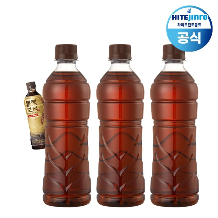 (S) 하이트진로 블랙보리 무라벨 보리차 520ml x 20pet