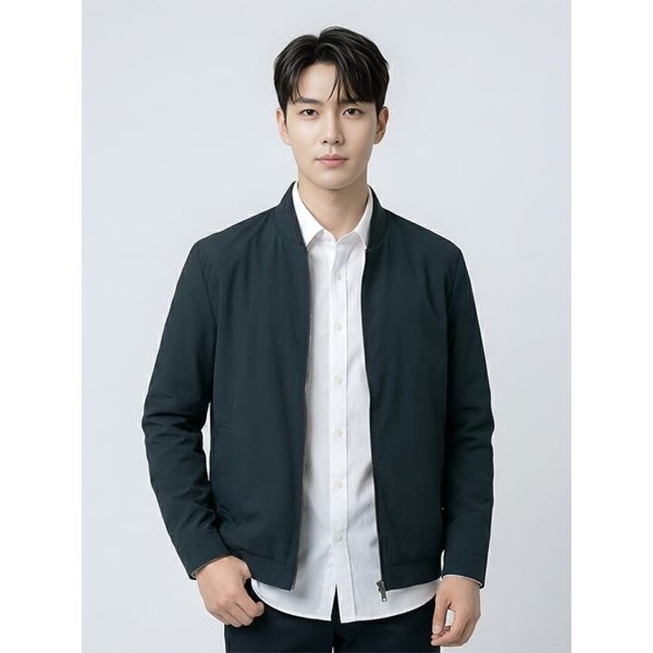 [하프클럽/BY파크랜드]차콜 스타디움 에리 점퍼 A1JJ2310126A
