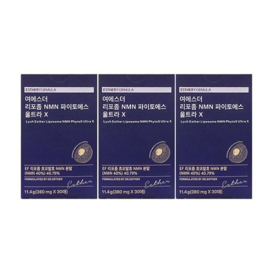[하프클럽/기타]에스더포뮬러 여에스더 리포좀 NMN 파이토에스 울트라 X 380mg ..-P424141835