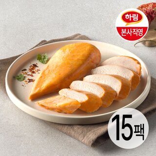 하림 수비드 닭가슴살 하바네로 100g 15팩