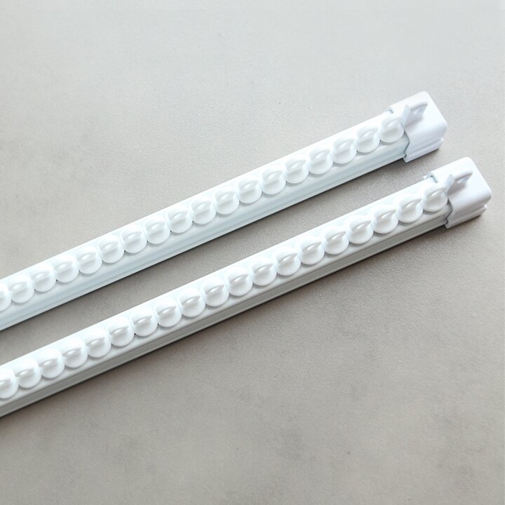 뷰하우스 고급형 전착 커튼레일 화이트 3단 (220-330cm)