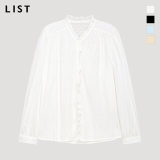 [정상가 148,000원][리스트]코튼 프릴 블라우스_TWWBLP50010