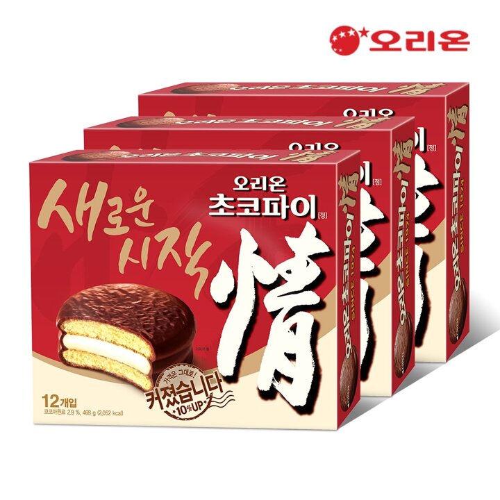 오리온 초코파이 12P(468g) x3개