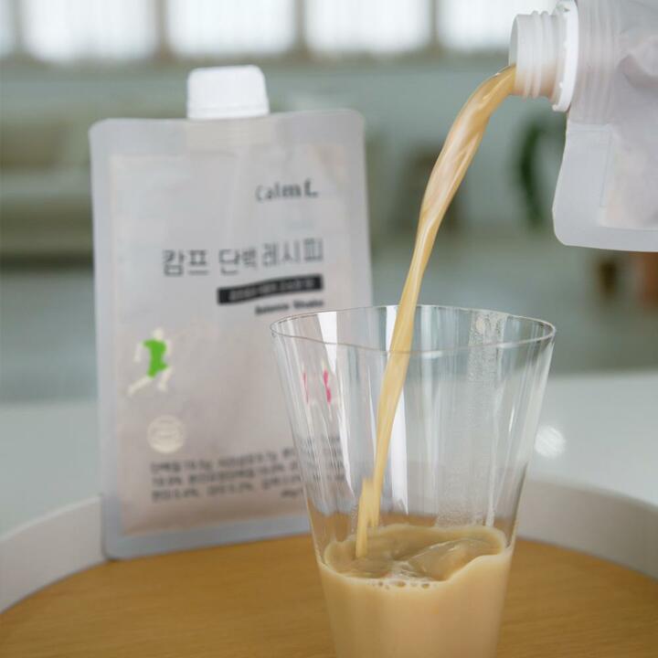 [무료배송]캄프 단백 레시피 45g*14개 (단백질 보충 파우더 / 검은콩과 곡물의 고소한맛)