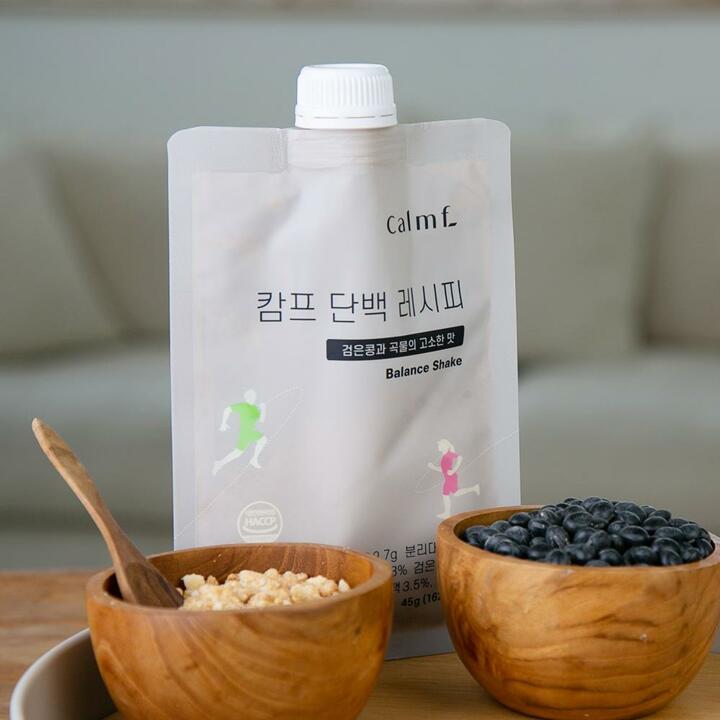 [무료배송]캄프 단백 레시피 45g*14개 (단백질 보충 파우더 / 검은콩과 곡물의 고소한맛)