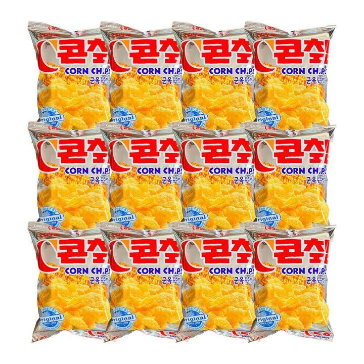 크라운 콘칩 70g 12봉