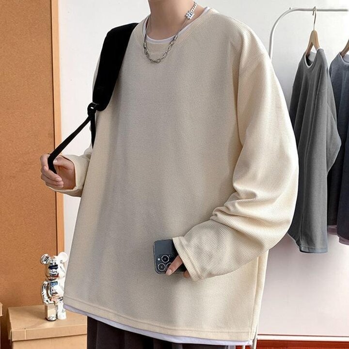 리프와이드티셔츠