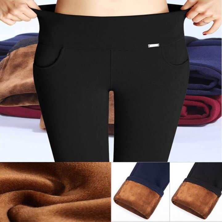 여자융털감성안감밴딩트레이닝바지팬츠슬림핏바지