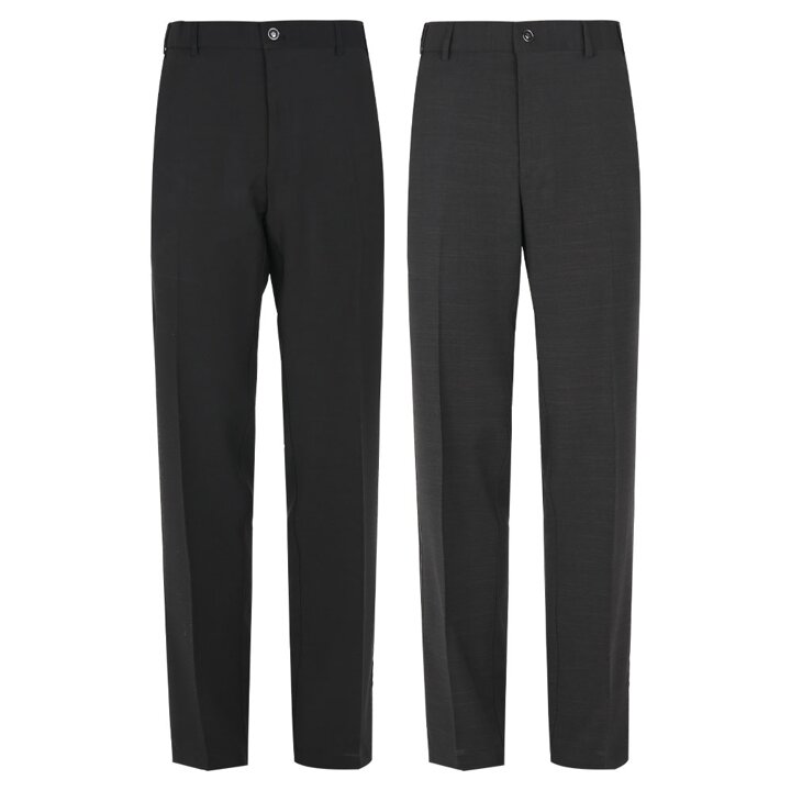 남자 중년 노턱 밴딩 스판 정장바지 LV-PTS-316
