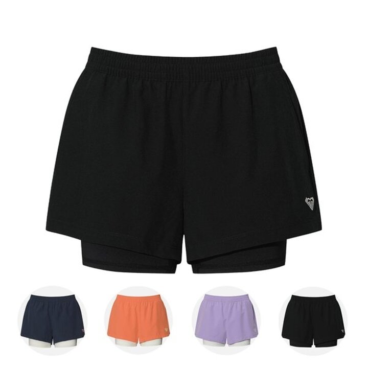 (신세계센텀점)여성 3부 이너 레깅스 일체형 보드숏 ALMOST FRIDAY LAYERED BS 2 (RG21BS521) ST