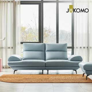 [자코모][10만원 적립][스툴 무료 증정]드몽드 스윙 3인 기능성 럭스 통가죽 천연면피 소가죽 소파+스툴